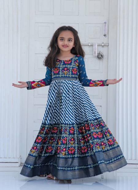 Elia Vol 2 Patola Designer Girls Wear Kids Gowns
